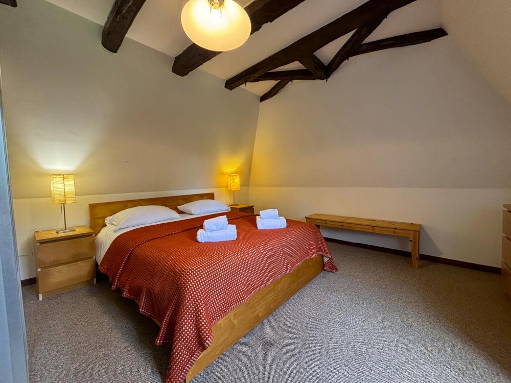 la seconde chambre double à l'étage
