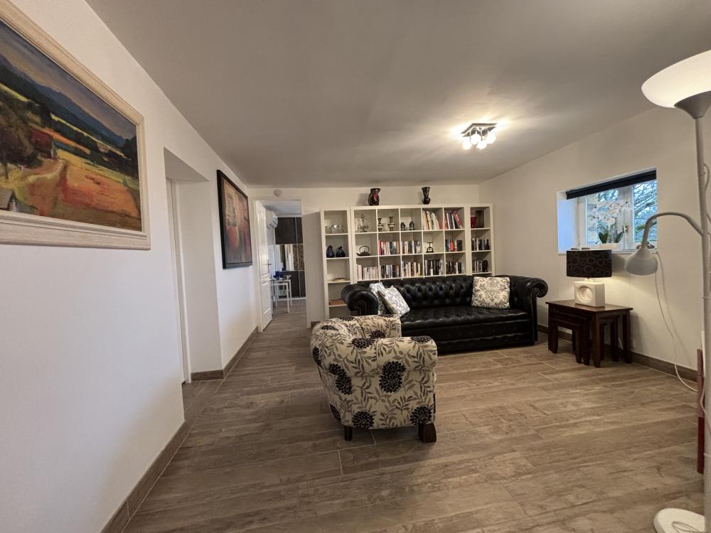 L'appartement en RDC - le salon  