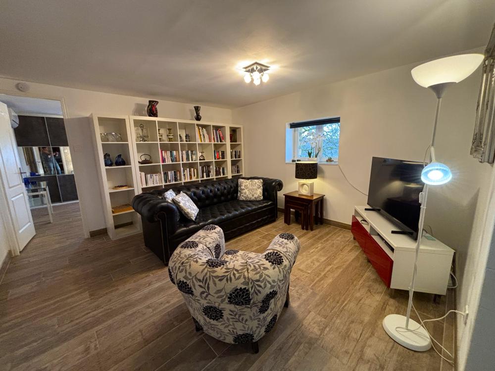 L'appartement en RDC - le salon  