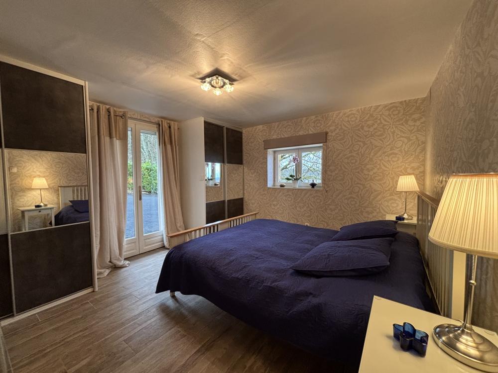L'appartement en RDC - la chambre double 