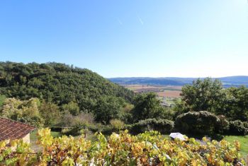 la vue sur la vallée 