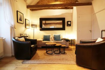 Le Cottage : l'espace salon 