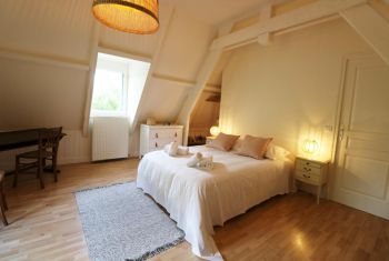 La maison principale : la 3eme chambre triple à l'étage 