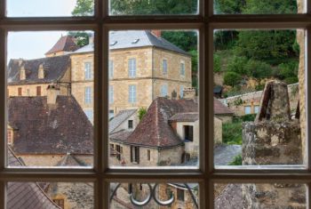 view over the roofs of Beynac