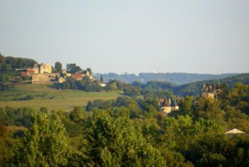 Vue du jardin - Marqueyssac et Fayrac