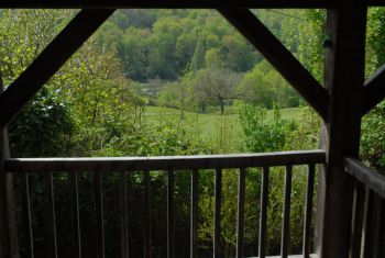 La campagne vue de la terrasse