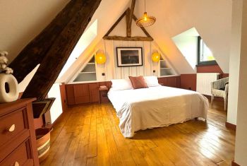 la première chambre double à l'étage 