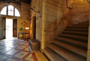 The entrance hall and access to the 1st floor bedrooms 