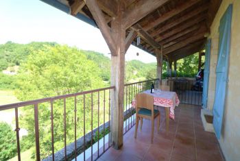 le balcon et la vue magnifique qui s'offre à vous 