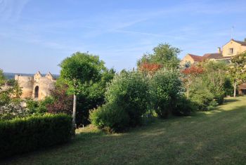 The house seen from the garden