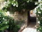 Access to garden and pool under the remparts