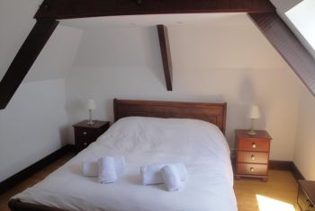 La chambre principale sous les combles