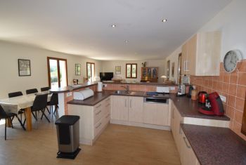 open plan kitchen