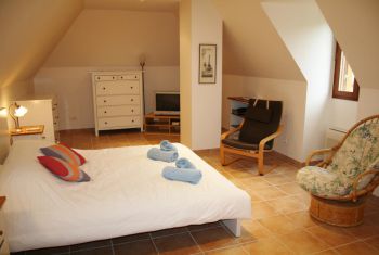 La grande chambre double au première étage