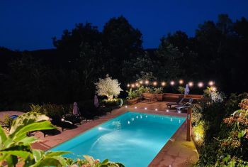 La piscine privée et chauffée