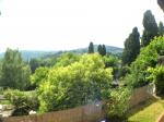 The view over the countryside from the terrace 