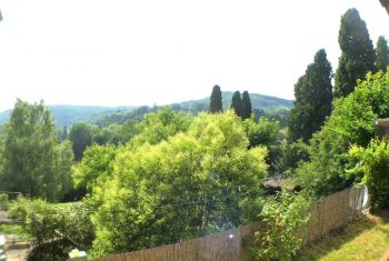 The view over the countryside from the terrace 