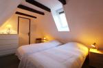 la chambre avec deux lits simples en inter palier 