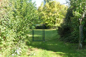 the pool is fully fenced for children security 