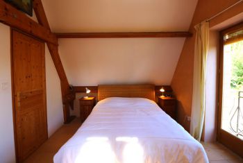 The master bedroom at the house first floor 