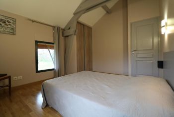 Beynac tabacco barn - the double bedroom at 1st floor