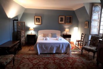 The double bedroom on the top floor