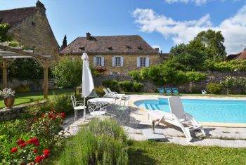 The house and pool