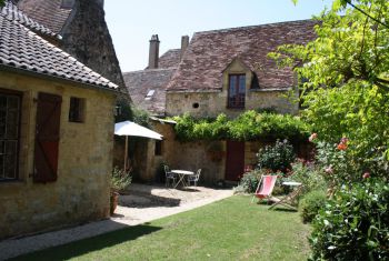 The private interior courtyard