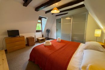 la seconde chambre double à l'étage