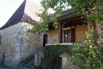 La maison vue de la route