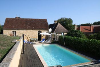 The house and pool