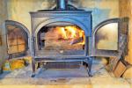 the wood burner ideal for winter time let 