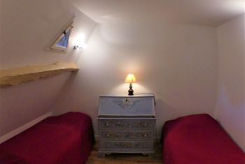 le Couleyrie : la chambre avec 2 lits simples