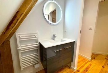 la nouvelle salle d'eau à l'étage 