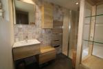 the newly fitted shower room 