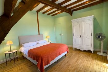 La seconde chambre double à l'étage 