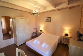 Une chambre double au première étage