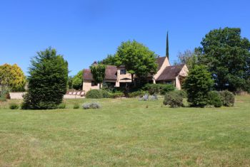 View to the house from the garden 