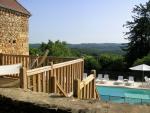 Open terrace and spectacular views over the valley