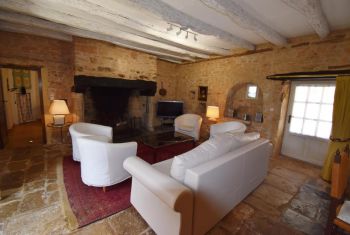 La Fermette - le salon/salle à manger