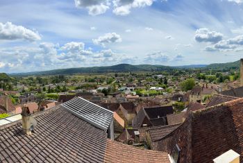 La vue panoramique sur le village 