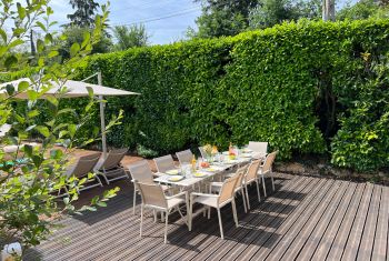 Le second espace terrasse 