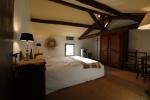 the double bedded room