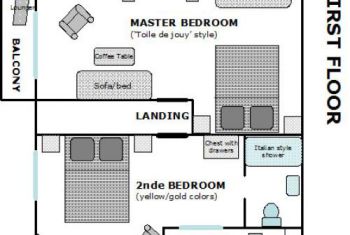 Le Terme : 1st floor layout 